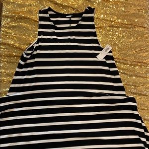 Old Navy Striped Tank Swing Dress